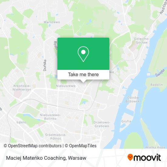 Maciej Mateńko Coaching map