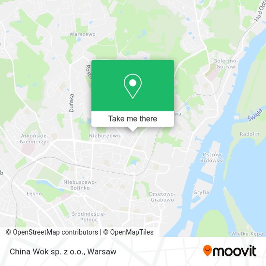 China Wok sp. z o.o. map