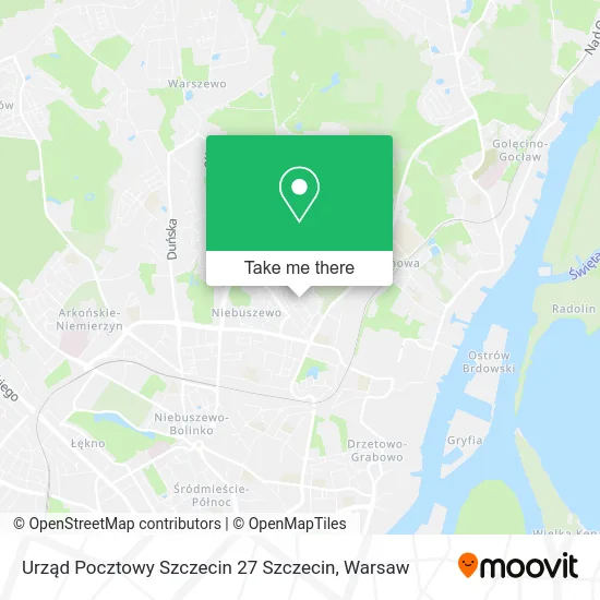 Urząd Pocztowy Szczecin 27 Szczecin map