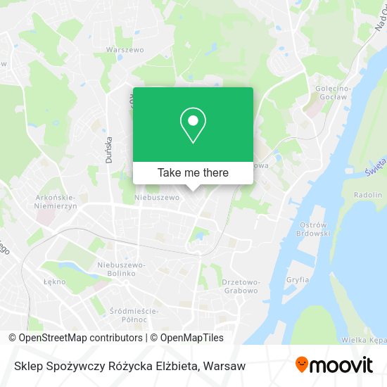 Sklep Spożywczy Różycka Elżbieta map