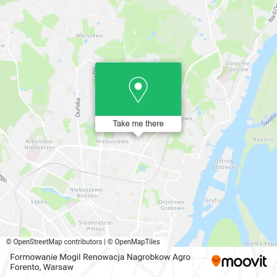Карта Formowanie Mogil Renowacja Nagrobkow Agro Forento
