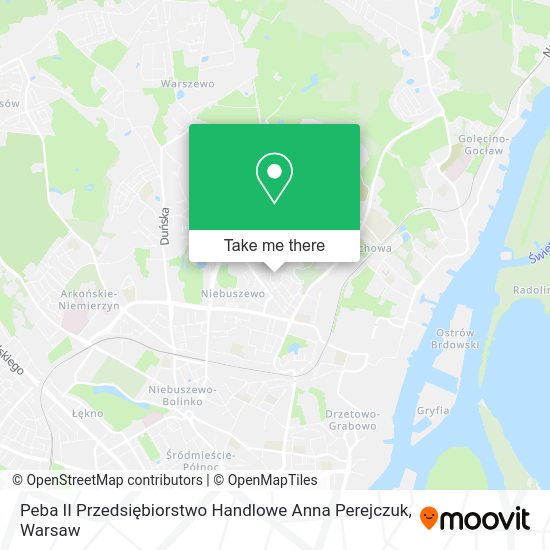 Peba II Przedsiębiorstwo Handlowe Anna Perejczuk map