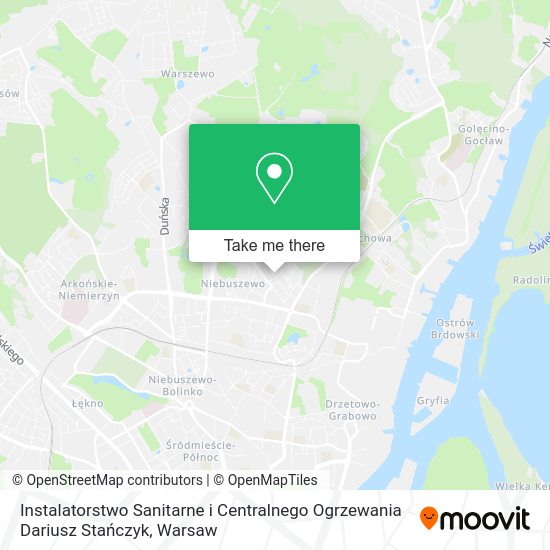 Instalatorstwo Sanitarne i Centralnego Ogrzewania Dariusz Stańczyk map