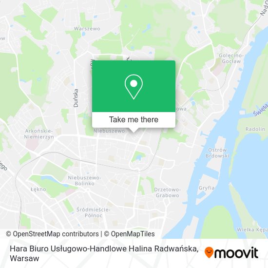 Hara Biuro Usługowo-Handlowe Halina Radwańska map