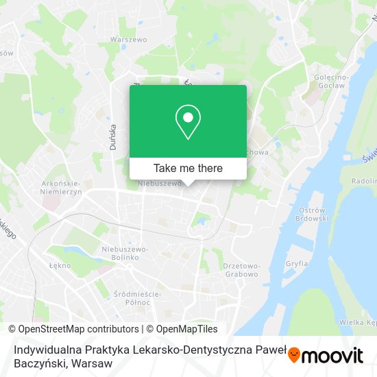 Indywidualna Praktyka Lekarsko-Dentystyczna Paweł Baczyński map