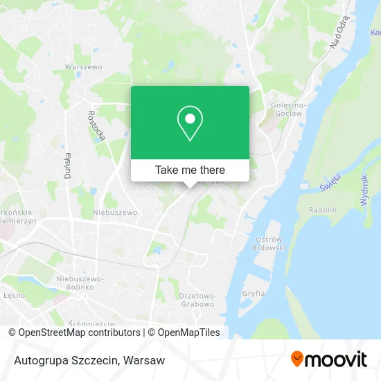 Autogrupa Szczecin map