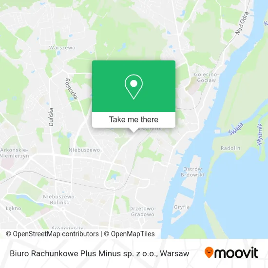 Карта Biuro Rachunkowe Plus Minus sp. z o.o.