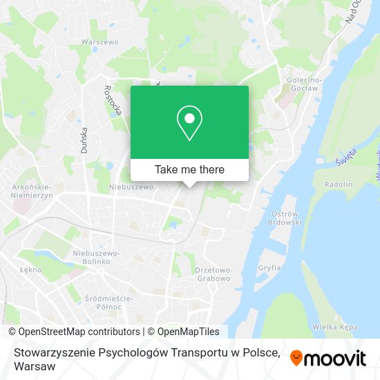 Stowarzyszenie Psychologów Transportu w Polsce map