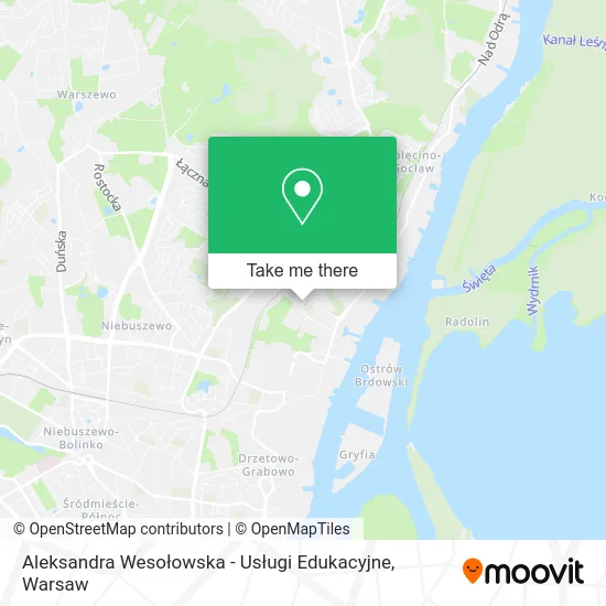 Aleksandra Wesołowska - Usługi Edukacyjne map