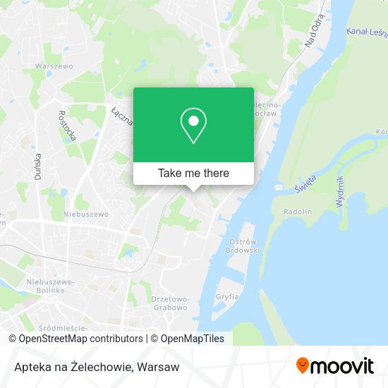 Apteka na Żelechowie map