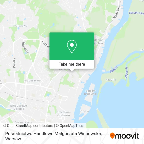 Pośrednictwo Handlowe Małgorzata Winnowska map