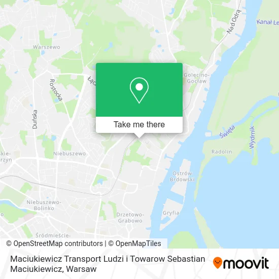 Карта Maciukiewicz Transport Ludzi i Towarow Sebastian Maciukiewicz