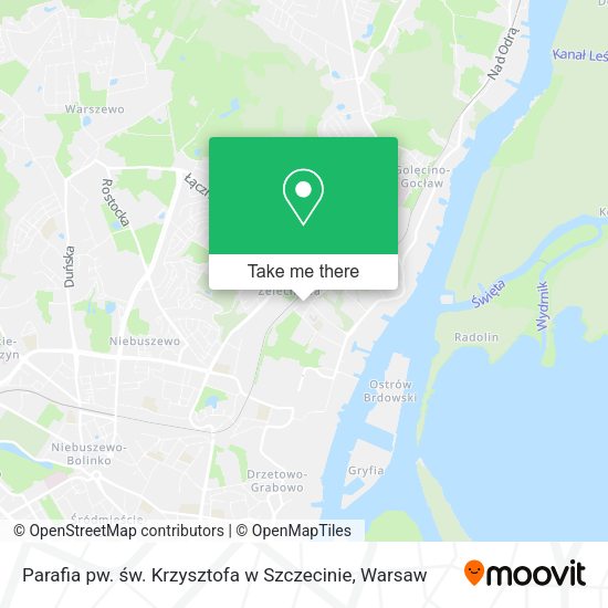 Parafia pw. św. Krzysztofa w Szczecinie map