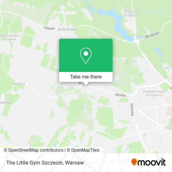 The Little Gym Szczecin map