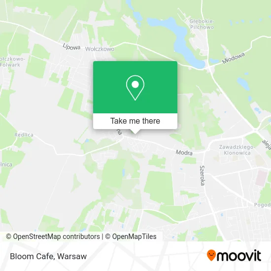Bloom Cafe map