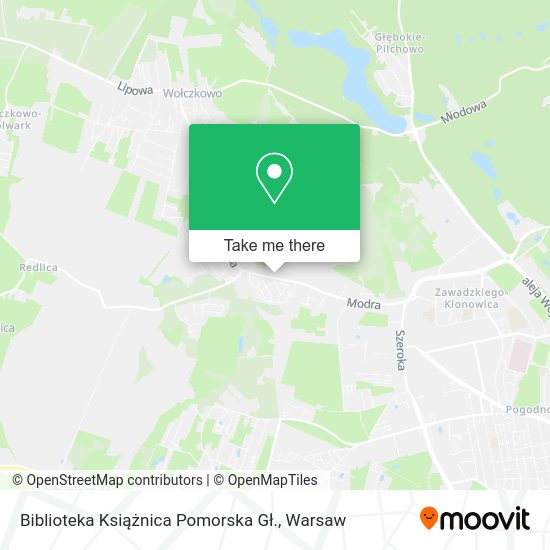 Biblioteka Książnica Pomorska Gł. map