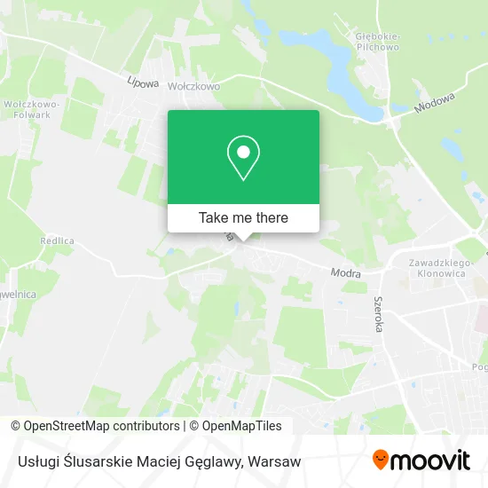 Usługi Ślusarskie Maciej Gęglawy map