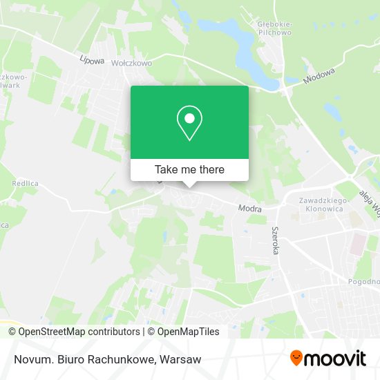 Novum. Biuro Rachunkowe map