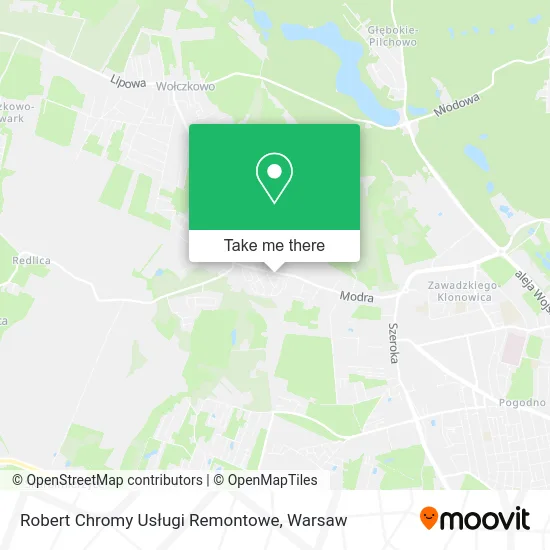 Robert Chromy Usługi Remontowe map
