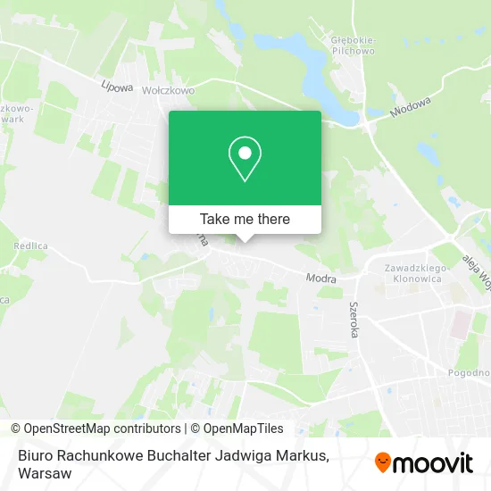 Biuro Rachunkowe Buchalter Jadwiga Markus map