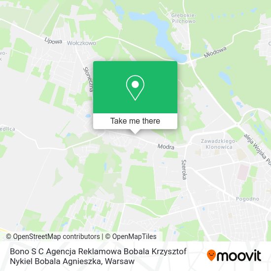 Bono S C Agencja Reklamowa Bobala Krzysztof Nykiel Bobala Agnieszka map