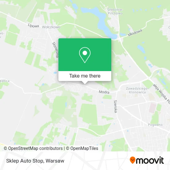 Карта Sklep Auto Stop