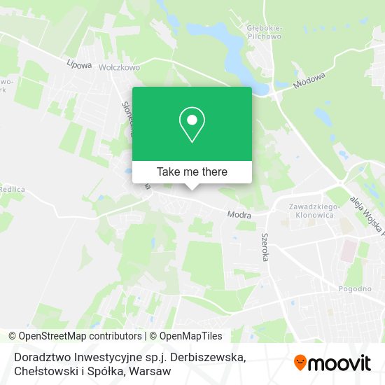 Doradztwo Inwestycyjne sp.j. Derbiszewska, Chełstowski i Spółka map