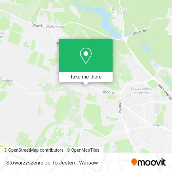 Stowarzyszenie po To Jestem map