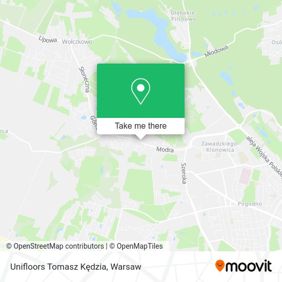 Unifloors Tomasz Kędzia map