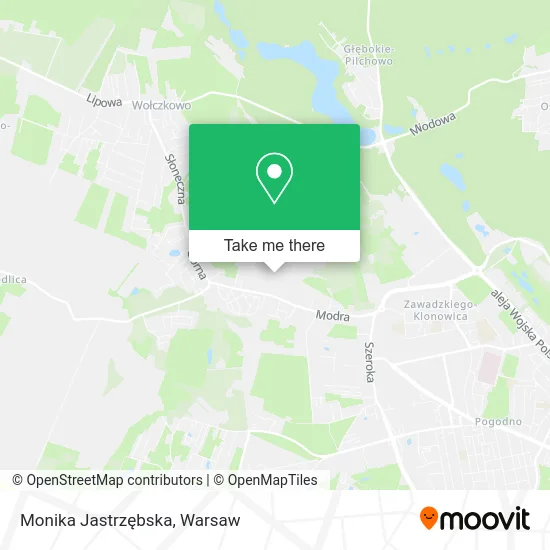 Monika Jastrzębska map