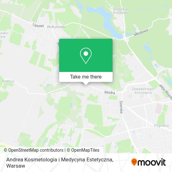 Andrea Kosmetologia i Medycyna Estetyczna map