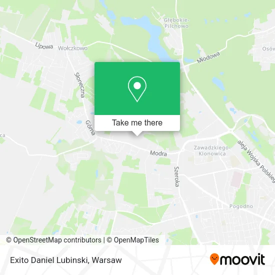 Exito Daniel Lubinski map