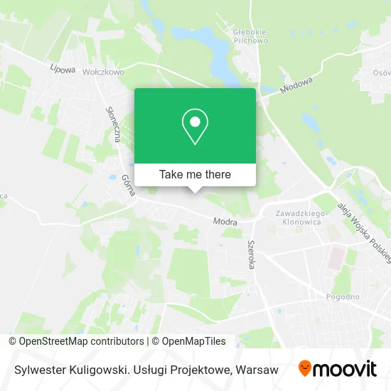 Sylwester Kuligowski. Usługi Projektowe map