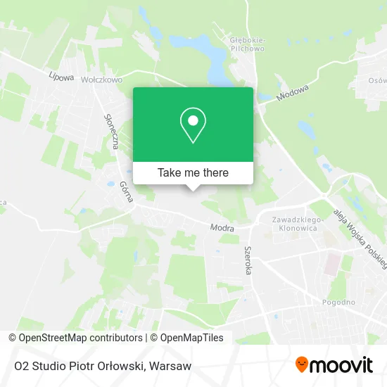O2 Studio Piotr Orłowski map