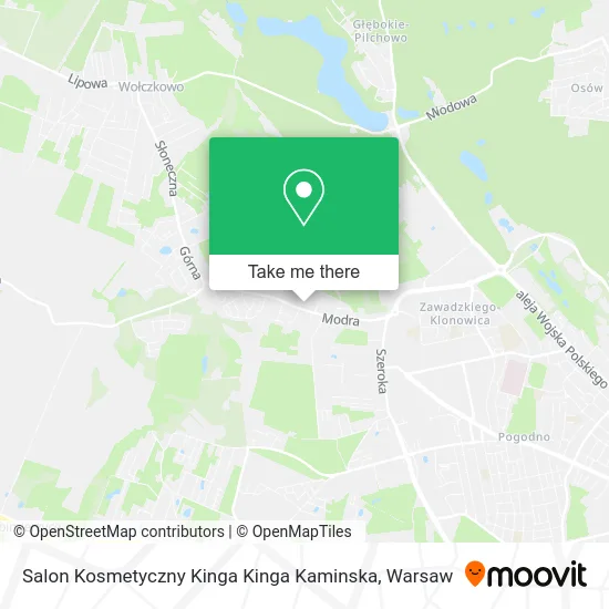 Salon Kosmetyczny Kinga Kinga Kaminska map