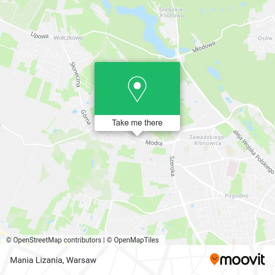Mania Lizania map