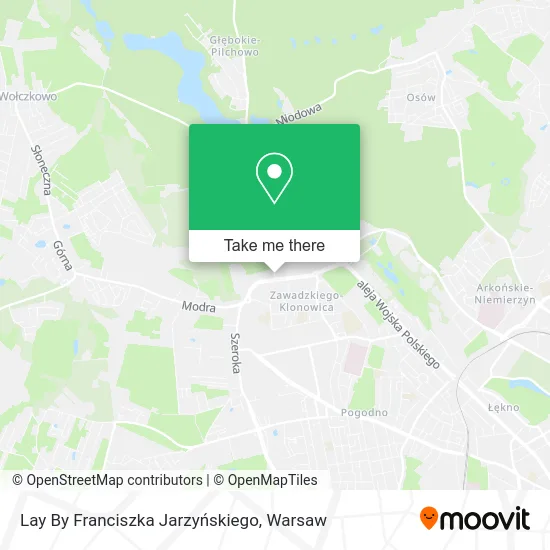 Lay By Franciszka Jarzyńskiego map