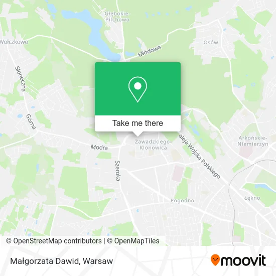 Małgorzata Dawid map