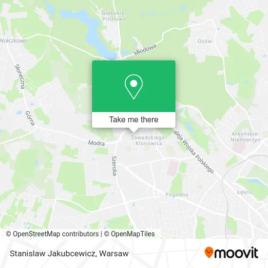 Stanislaw Jakubcewicz map