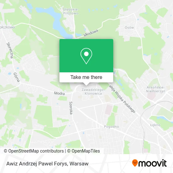 Awiz Andrzej Pawel Forys map