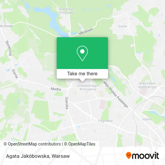 Agata Jakóbowska map
