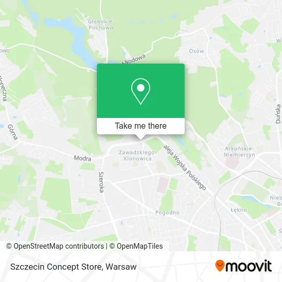 Szczecin Concept Store map