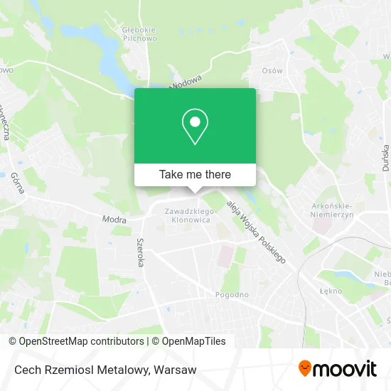 Cech Rzemiosl Metalowy map