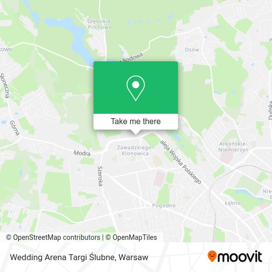 Wedding Arena Targi Ślubne map