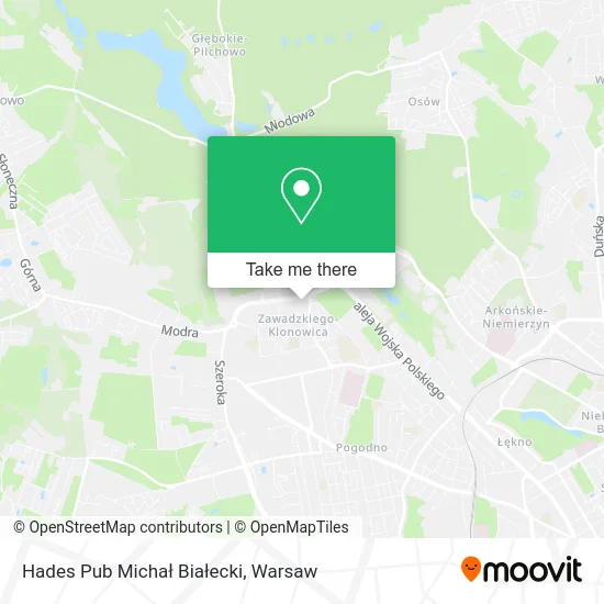 Hades Pub Michał Białecki map