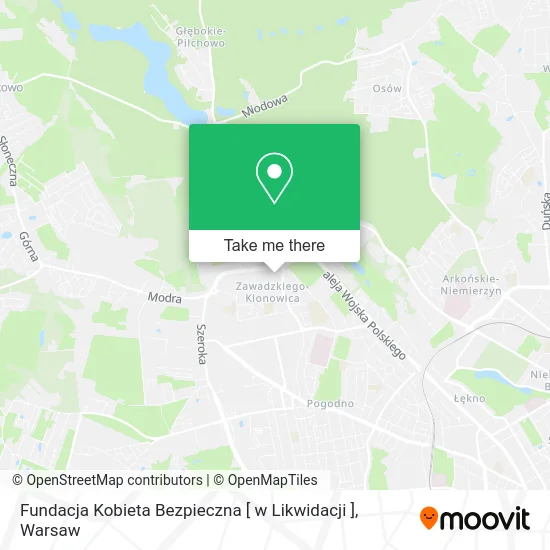 Fundacja Kobieta Bezpieczna [ w Likwidacji ] map