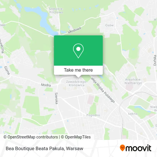 Bea Boutique Beata Pakula map