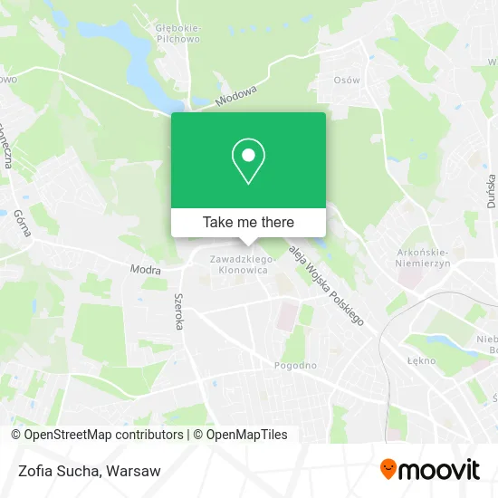 Zofia Sucha map