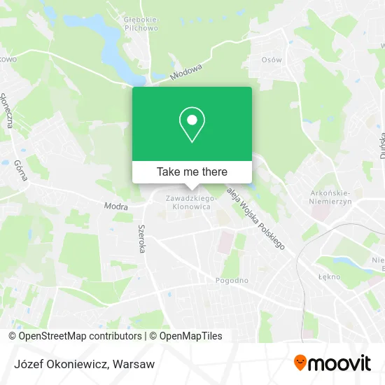 Józef Okoniewicz map