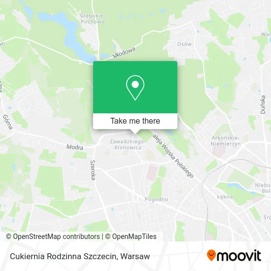 Cukiernia Rodzinna Szczecin map